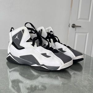 Air Jordan True Flight Gray and White